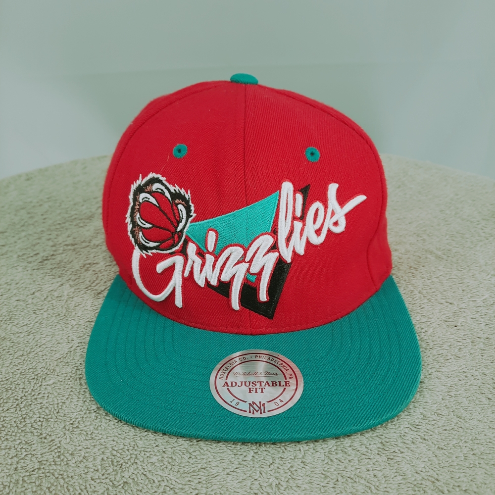 NBA Memphis Vancouver Grizzlies Mitchell & Ness Hat Cap Snapback Embroidered